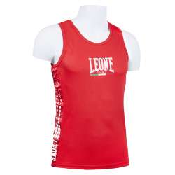 Camiseta de tirantes Leone AB726 (roja)