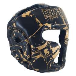 casco Booster de boxeo infantil b2 negro oro