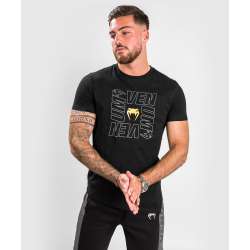 Camiseta entrenamiento Venum arena (negro/oro)