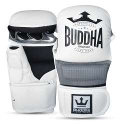 Buddha Espinilleras Infantiles Muay Thai MMA Kick Boxing Epic Blanco