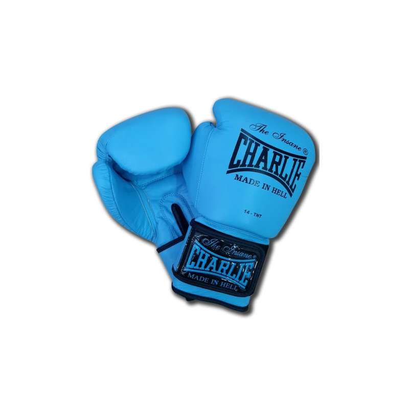 Guantes boxeo Charlie blue sky
