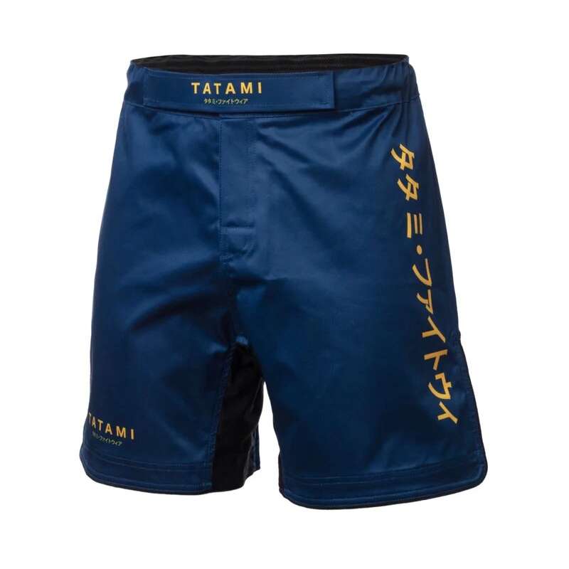Shorts MMA Tatami katakana azul