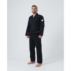 Kimono BJJ kingz kore V2 + cinturón blanco (negro) 1