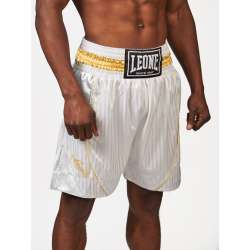 Pantalón de boxeo Leone AB240 (blanco)