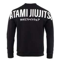 Tatami impact sweatshirt (negra/blanca) 1