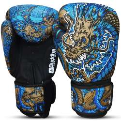 Guantes boxeo Buddha fantasy dragon (azul)