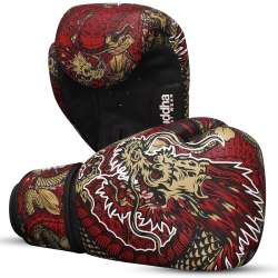 Guantes kick boxing Buddha fantasy dragon (rojos) 1