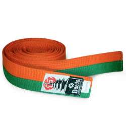 Cinturón taekwondo Daedo (naranja/verde)