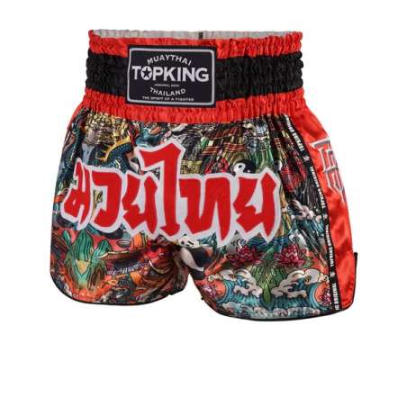 Pantalón corto TopKing muay thai 226 (rojo)
