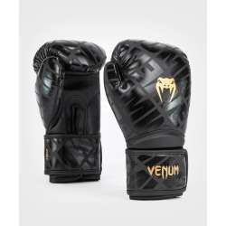 Guantes kick boxing Venum contender 1.5 (negro/oro) 1