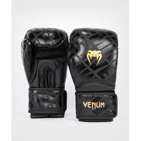 Guantes kick boxing Venum contender 1.5 (negro/oro)