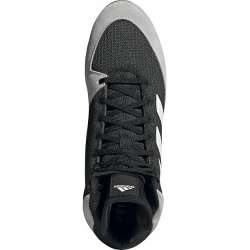 Zapatillas lucha Adidas mat wizard 5 negra/gris (5)