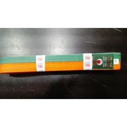 Cinturon naranja verde Kamikaze