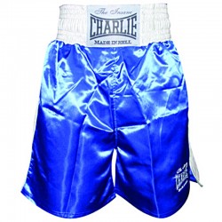 Pantalones de boxeo Charlie liso azul