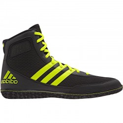 Botas de boxeo Adidas Mat Wizard 3 negra amarilla