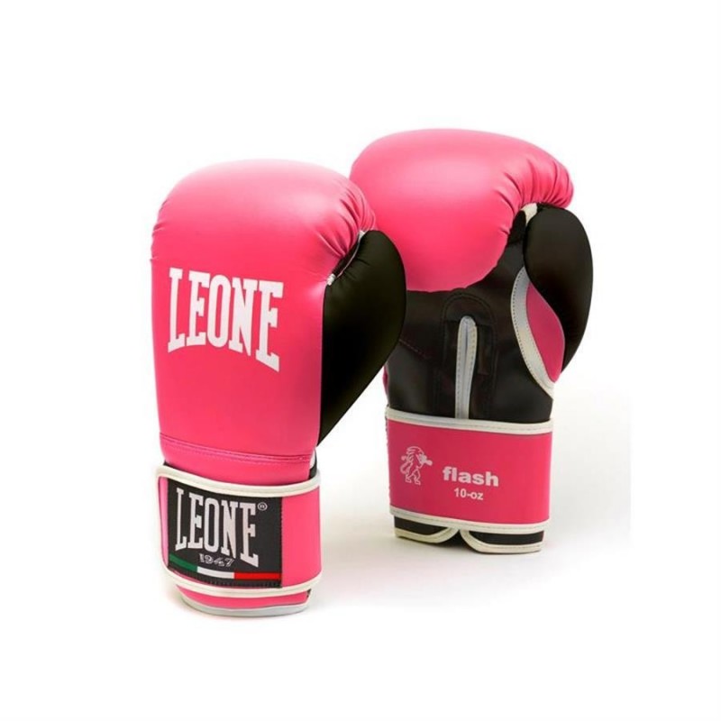 Guantes de boxeo Leone Flash Rosa
