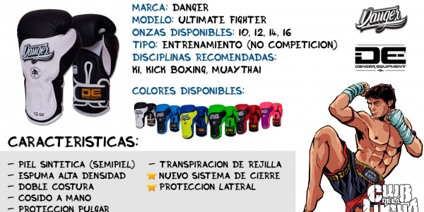 Análisis guantes Danger Ultimate Fighter