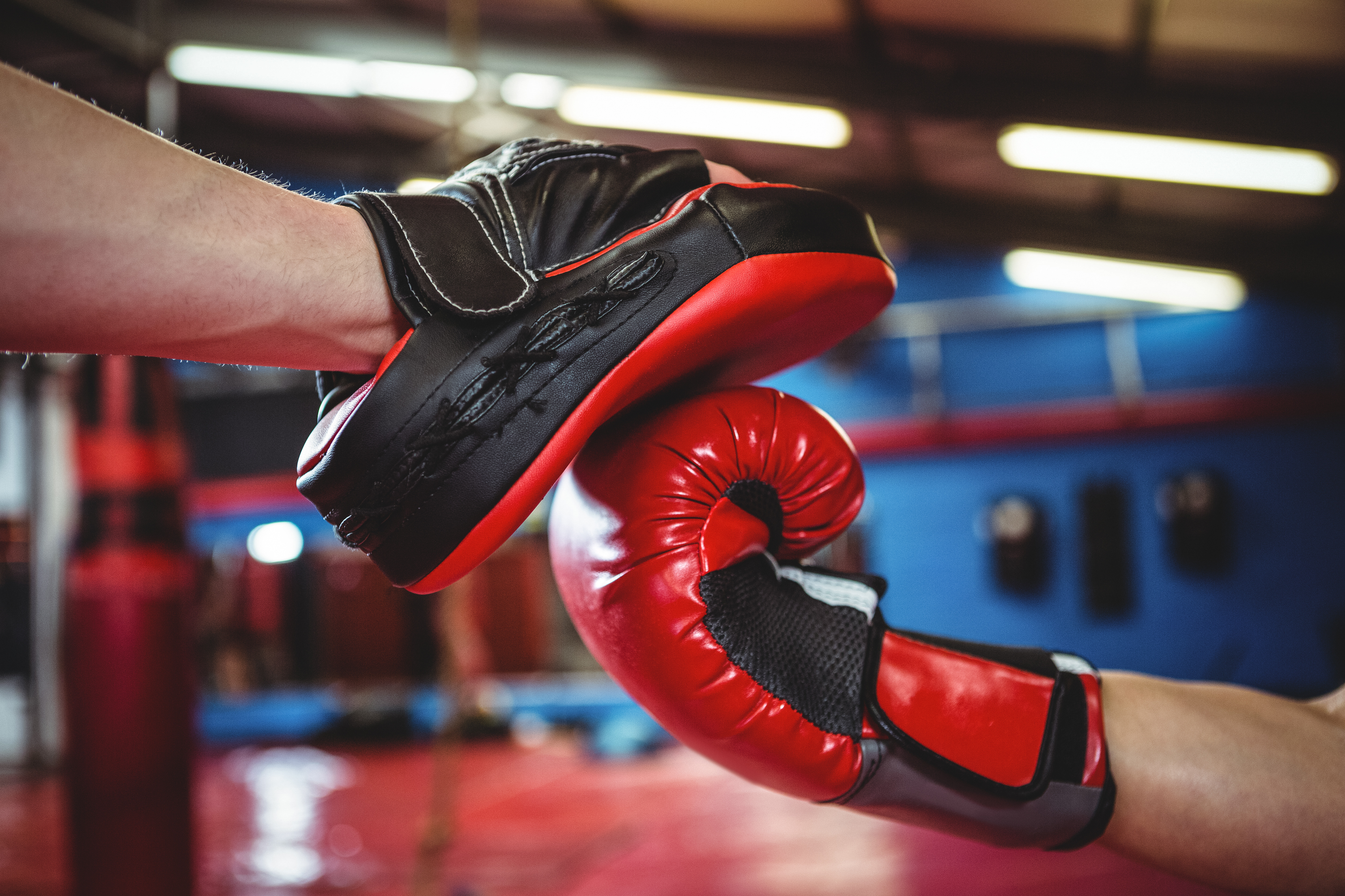 El equipamiento perfecto para entrenar en casa o al aire libre, manoplas de boxeo!